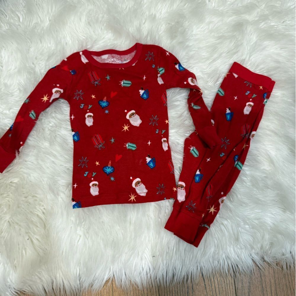Festive Red Kids Pajamas 12 months